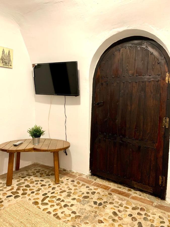 Casa Cueva Castillo Perales de Tajuna Exterior foto